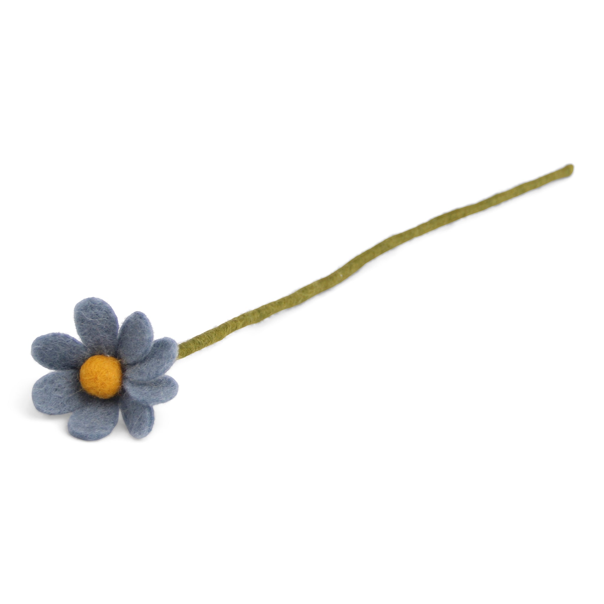 Felt Flowers - Anemone - Sea Blue
